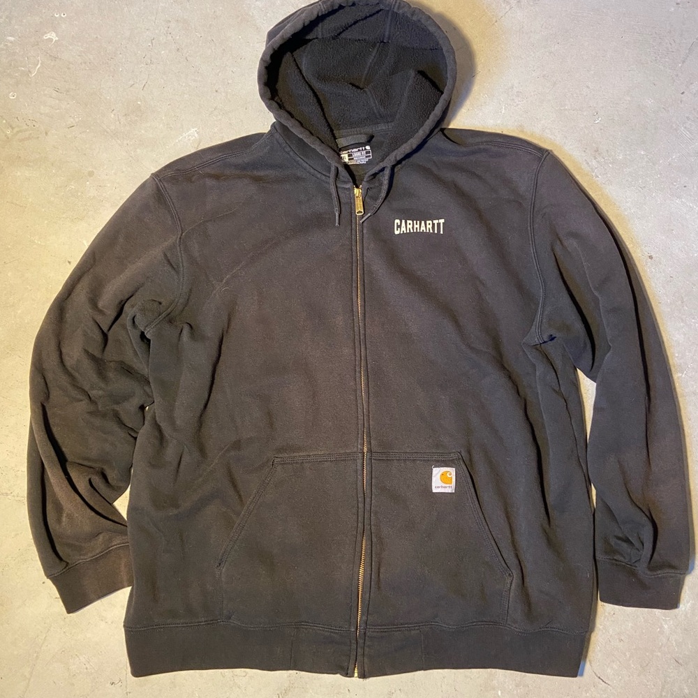 Carhartt Black Full-Zip Hoodie